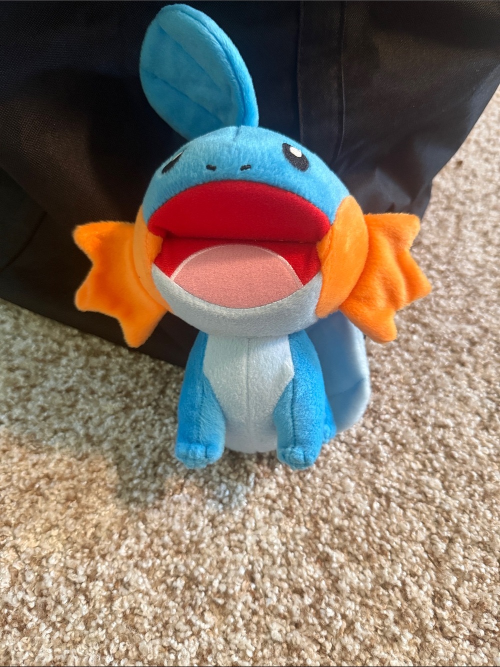 Blue and Orange Mudkip Plush Character Toy